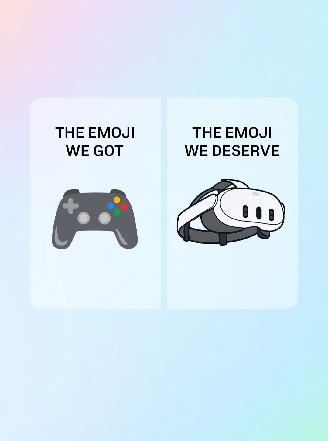 metaquest 게시물 이미지: we said what we said.