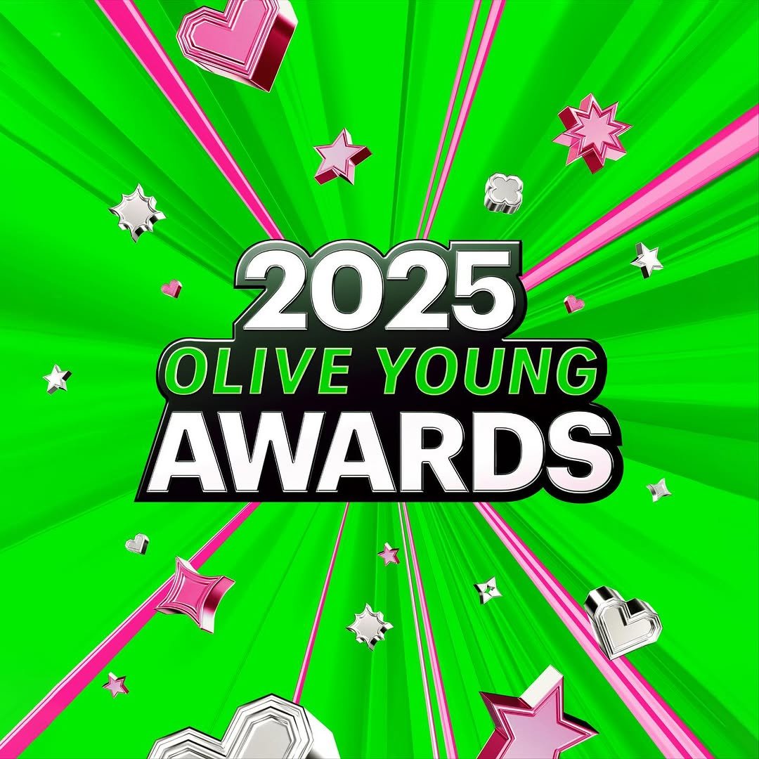 Photo by MHTL on December 30, 2025. May be an image of magazine, poster and text that says '2025 OLIVE YOUNG AWARDS'.