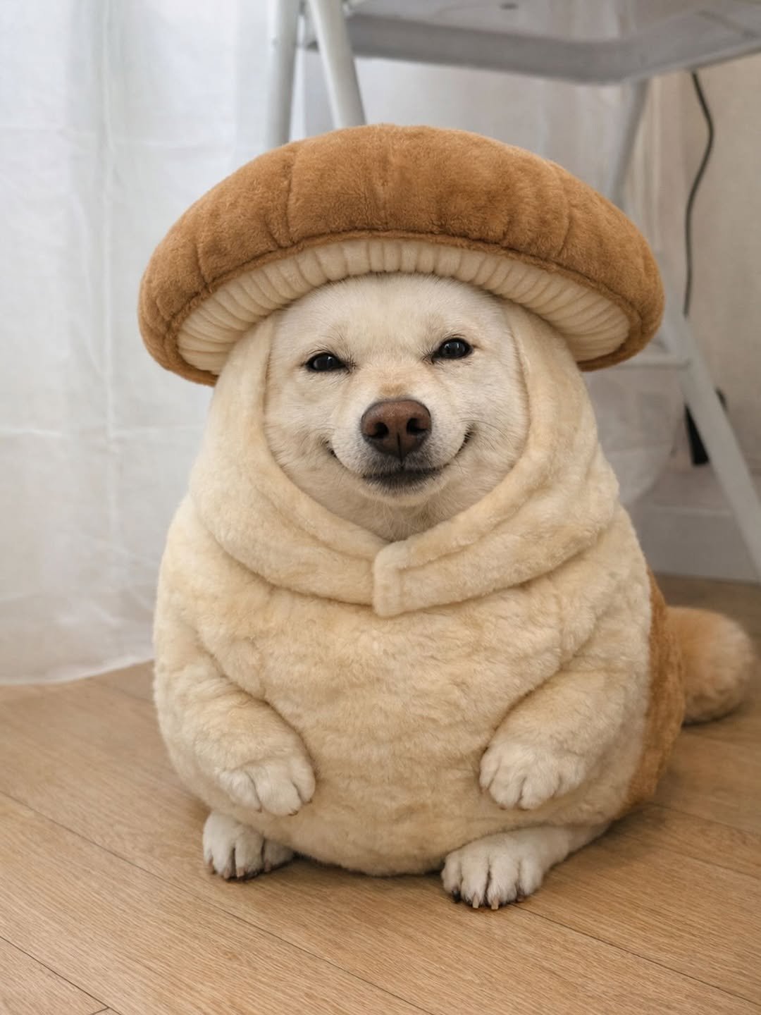 Photo by 미진이 on December 25, 2025. May be an image of pet, beret and text.