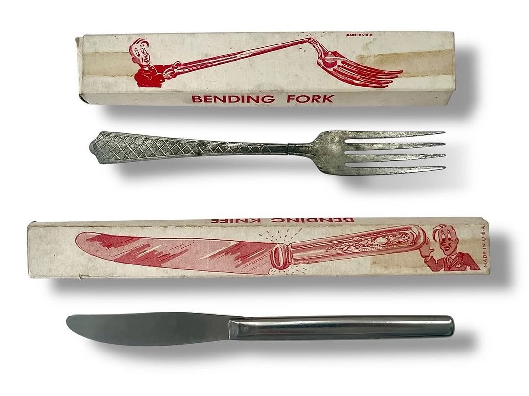 Photo by Micah Lexier on February 17, 2026. May be an image of knife, fork, chopsticks, spatula, tongs and text.