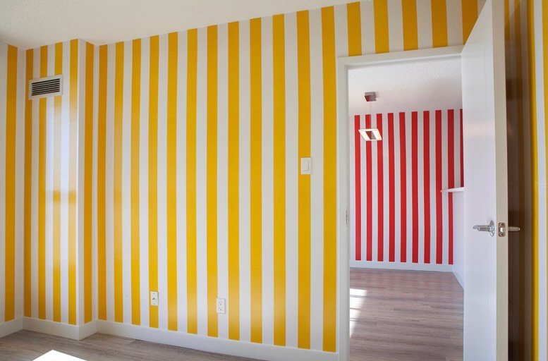 Photo by Micah Lexier on April 16, 2026. May be an image of stripes, indoors and text.