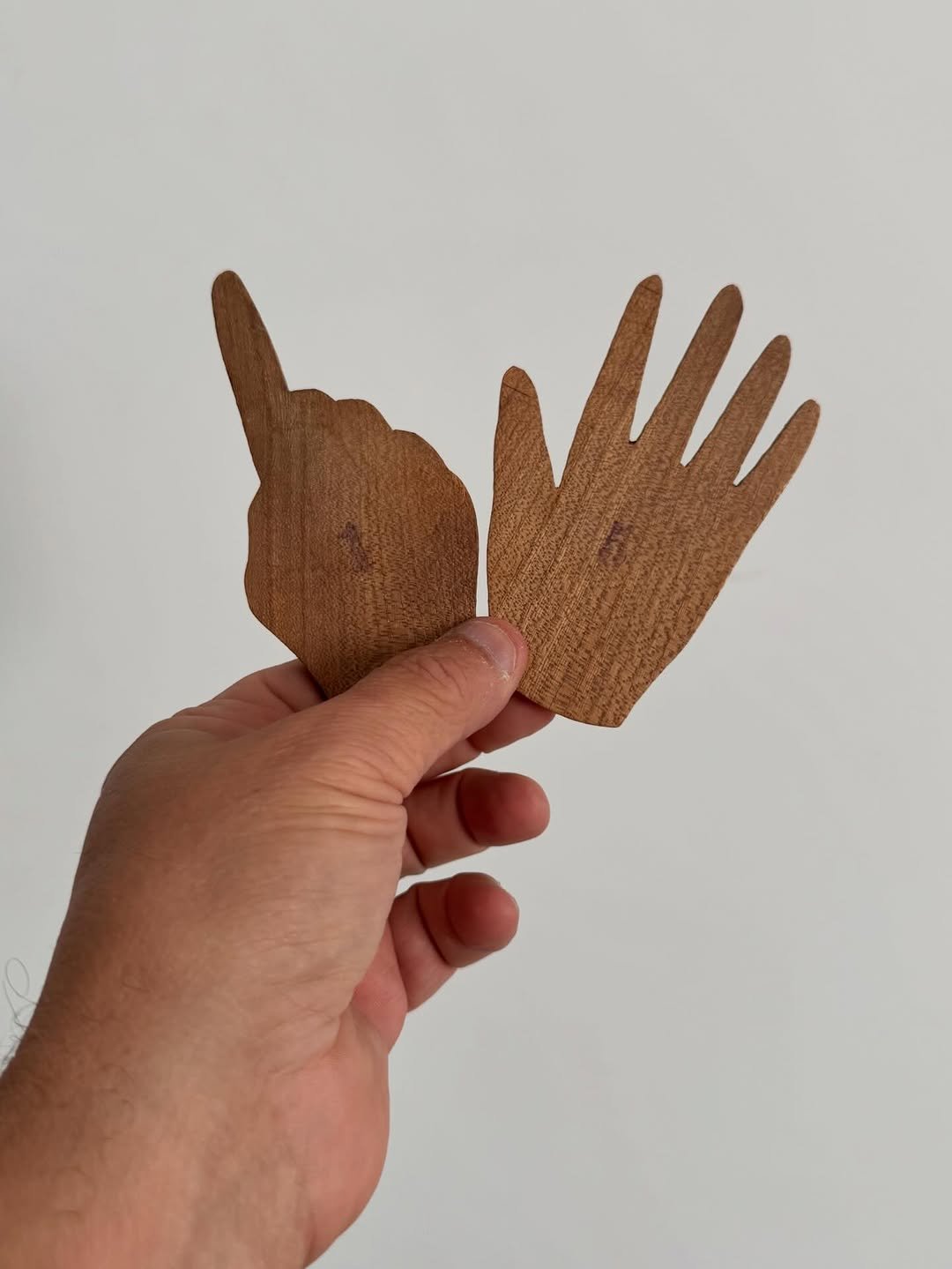 Photo by Micah Lexier on February 11, 2026. May be an image of wooden spoon, woodwork and text.