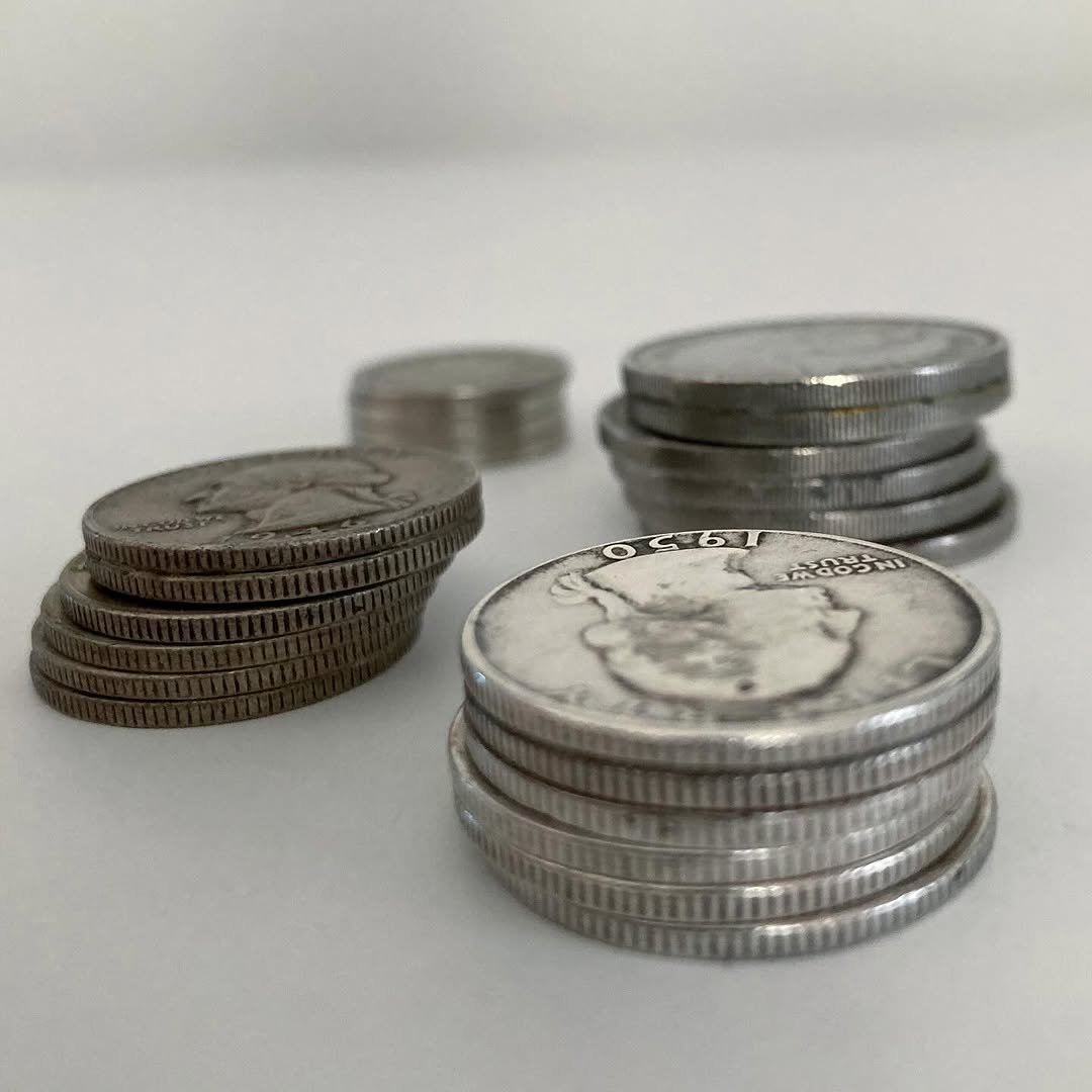 Photo by Micah Lexier on September 15, 2025. May be an image of money and text.