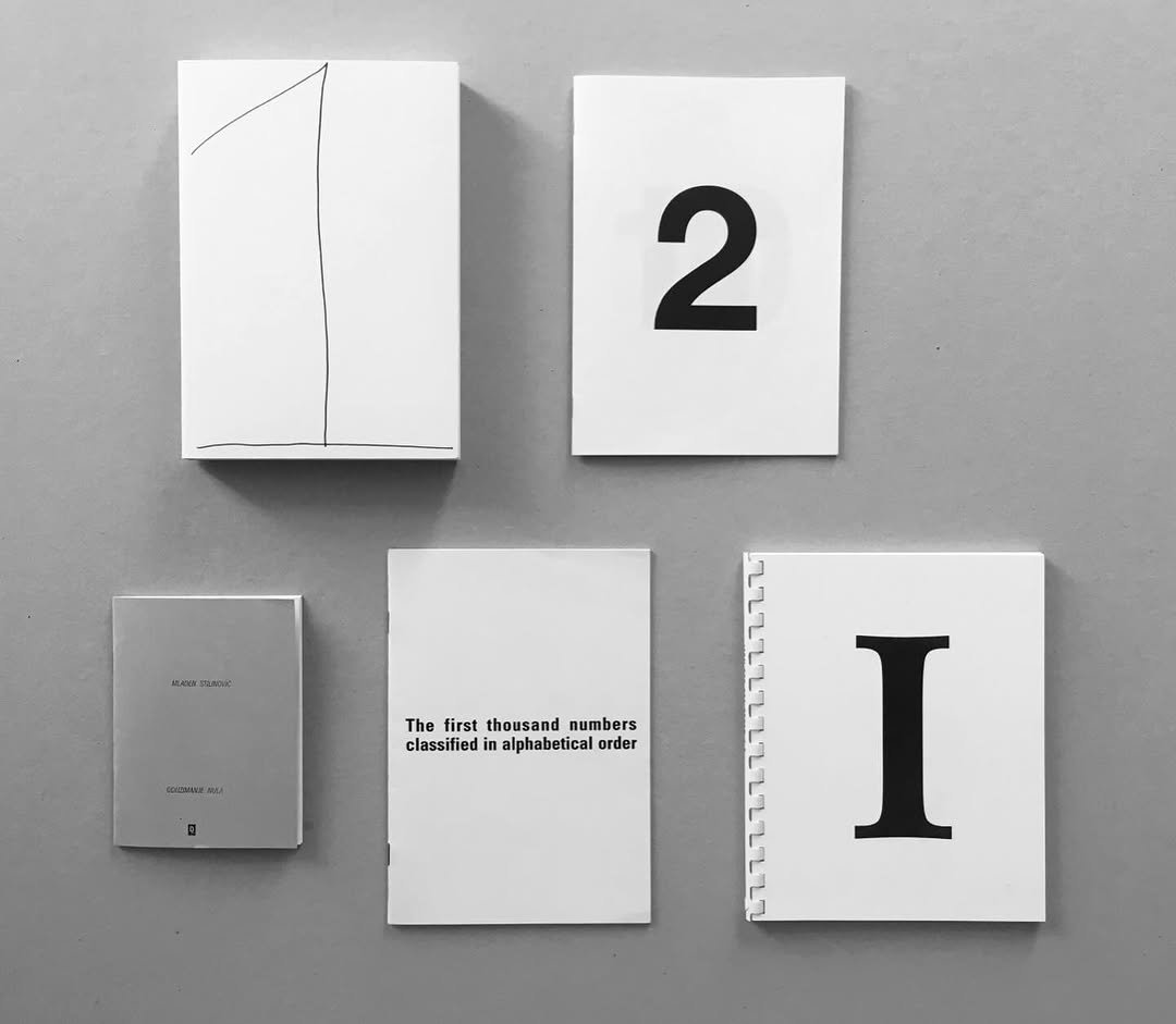 Photo by Micah Lexier on September 25, 2025. May be a black-and-white image of light switch, ruler, crossword puzzle, calendar and text.
