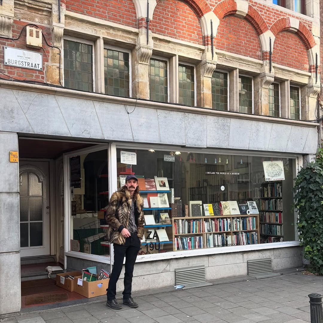 Photo by Micah Lexier on November 05, 2025. May be an image of book, newsstand and text.