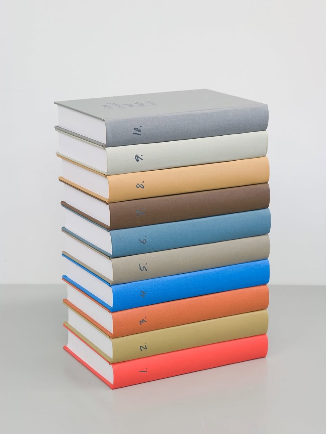 micahlexier 게시물 이미지: Number of Letters, a ten-volume set of...