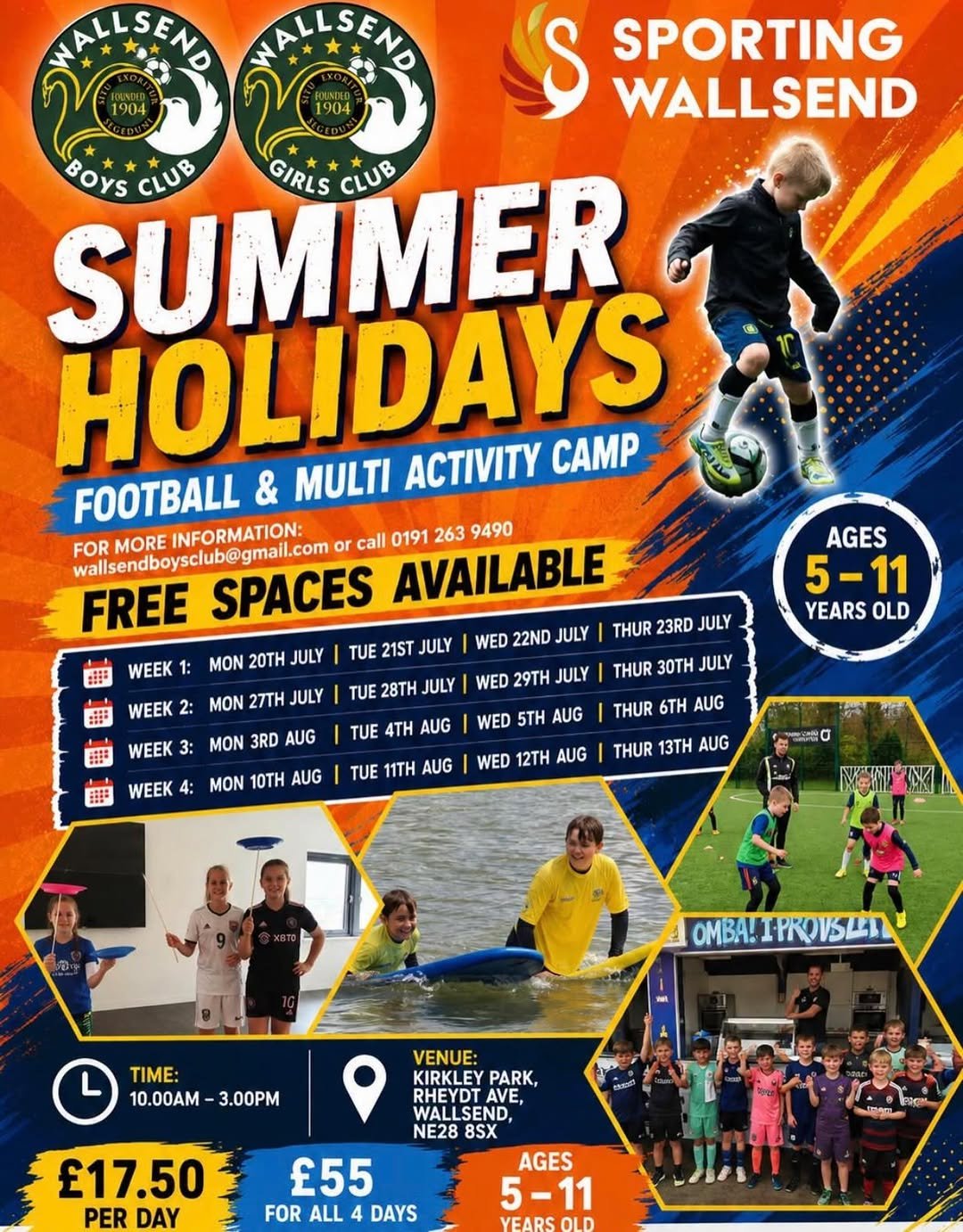 michaelcarrickfoundation 게시물 이미지: ⚽🏏OUR SUMMER HOLIDAY CAMPS ARE BACK🏏⚽
Our very...