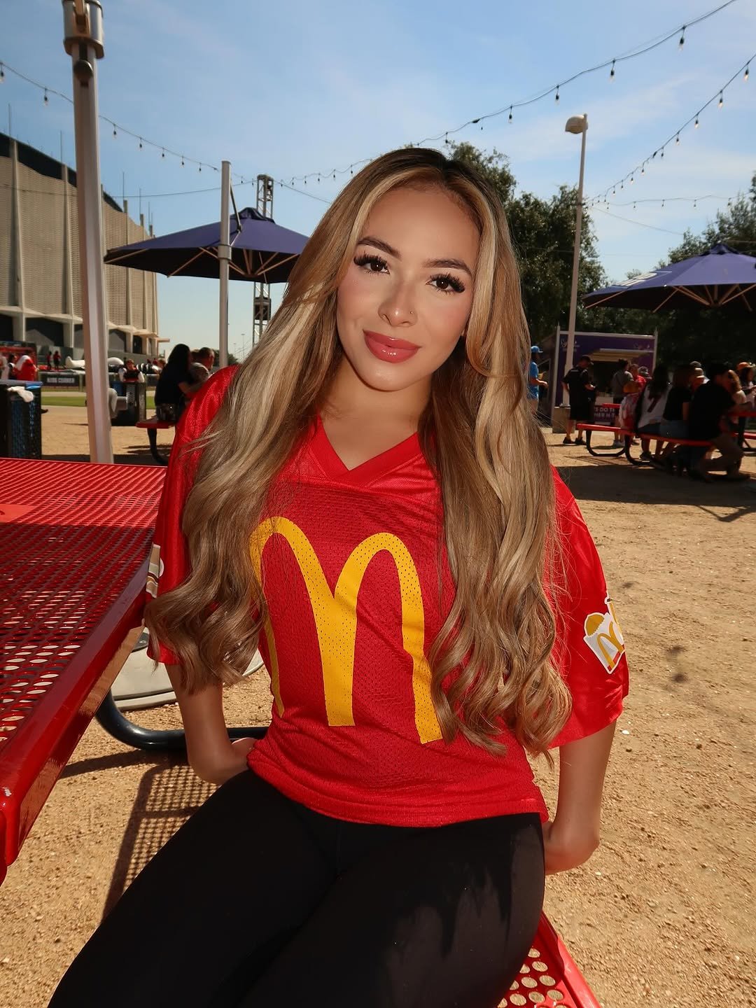 Photo by MICHELLE PAZ on September 29, 2025. May be an image of one or more people, makeup, french fries and text.