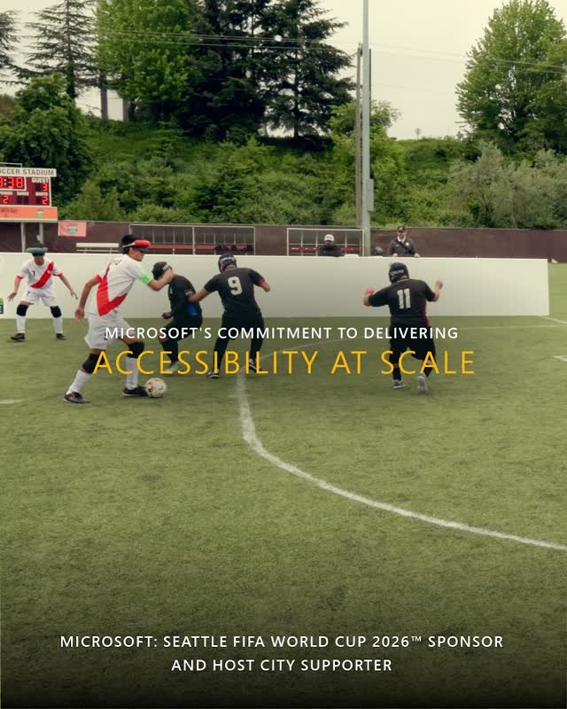 microsoft 게시물 이미지: Accessibility at scale starts with moments...