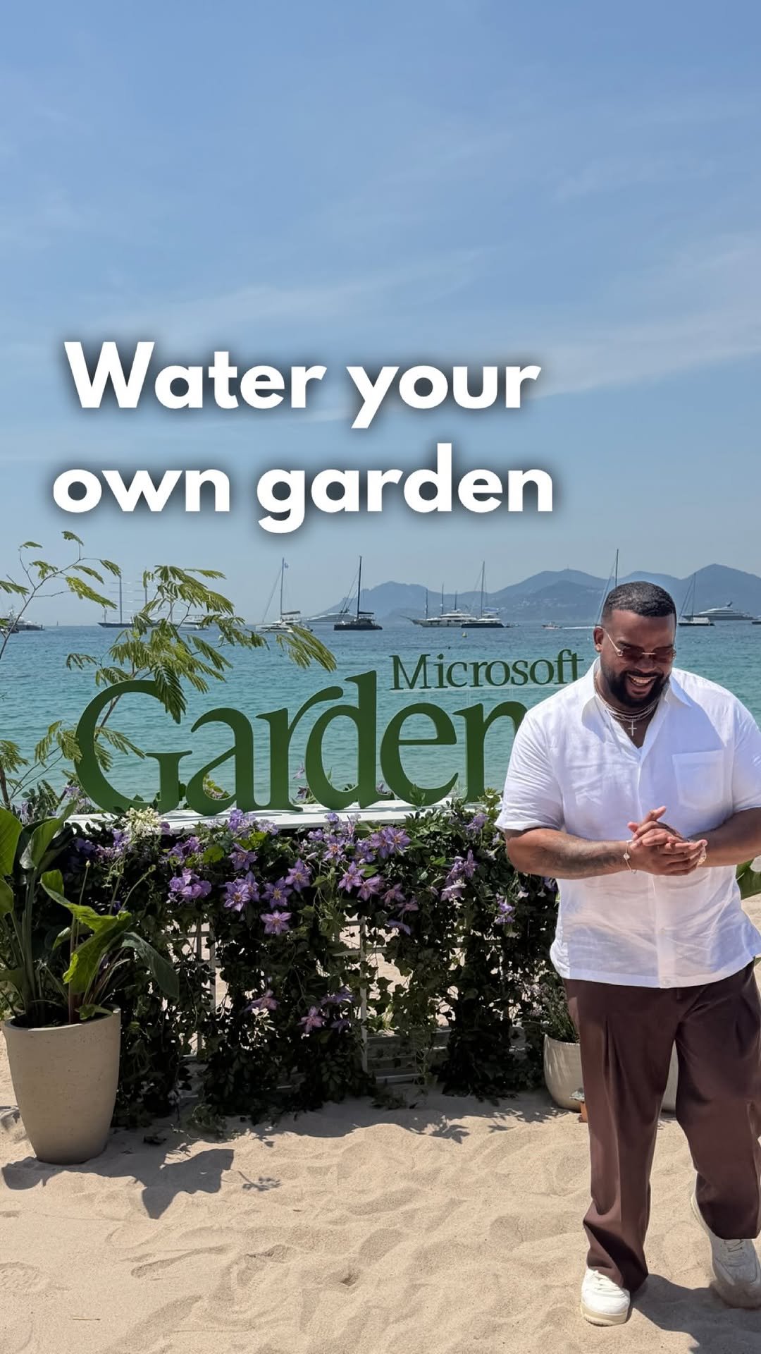 microsoft 게시물 이미지: @microsoft Gardens in Cannes was created to be...