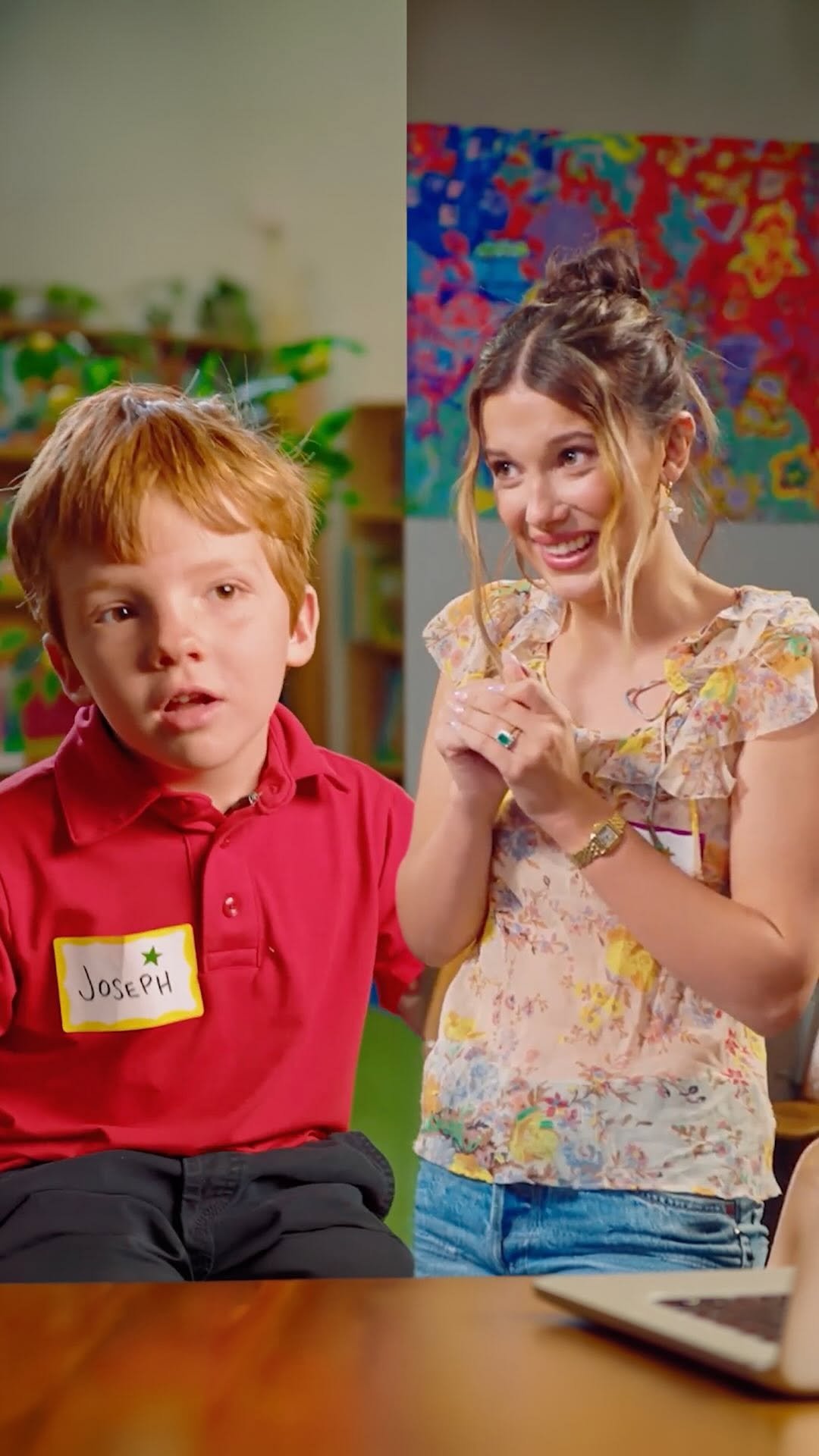 milliebobbybrown 게시물 이미지: Joseph is quite the charmer! 

Watch...