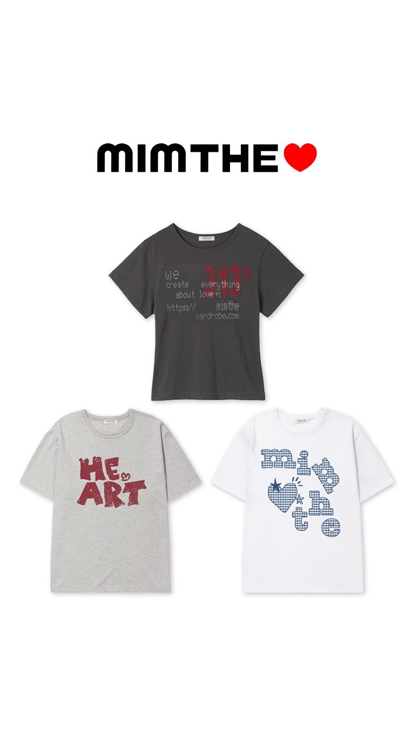 mimthewardrobe 게시물 이미지: 밈더 BEST 반팔 티셔츠 코디👚

NOW AVAILABLE...