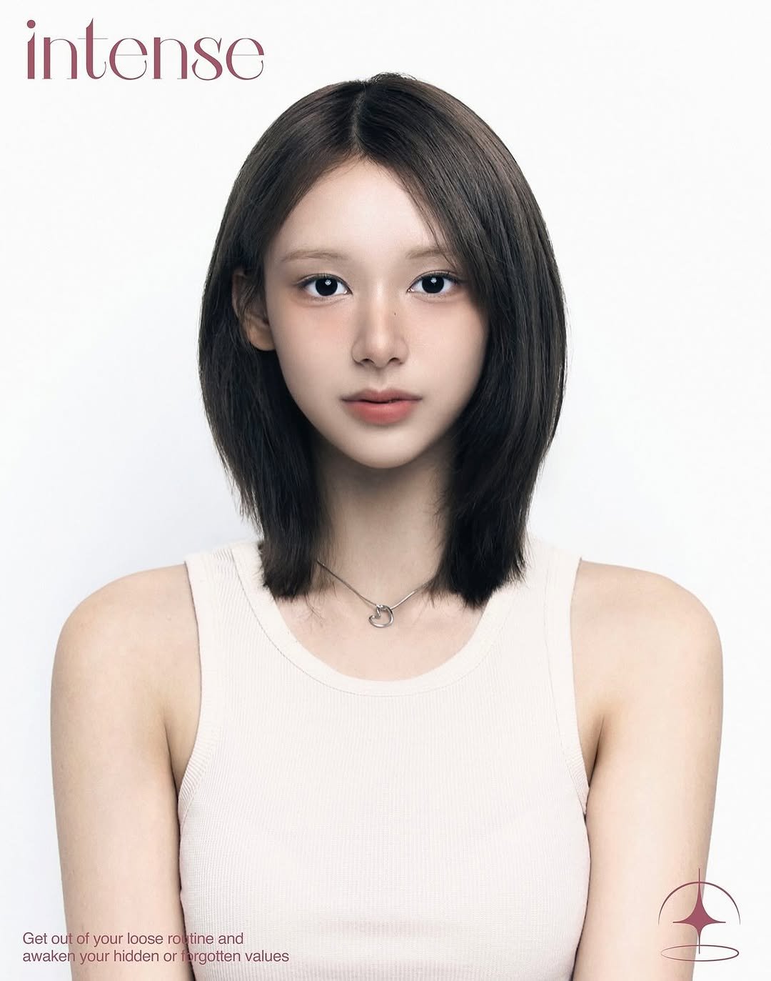 Photo by 민아 on July 26, 2025. May be an image of 1 person, braids, makeup, poster, magazine and text that says 'inlense Get outo to fy your loose ro tine and awaken your hidden or rgotten values'.
