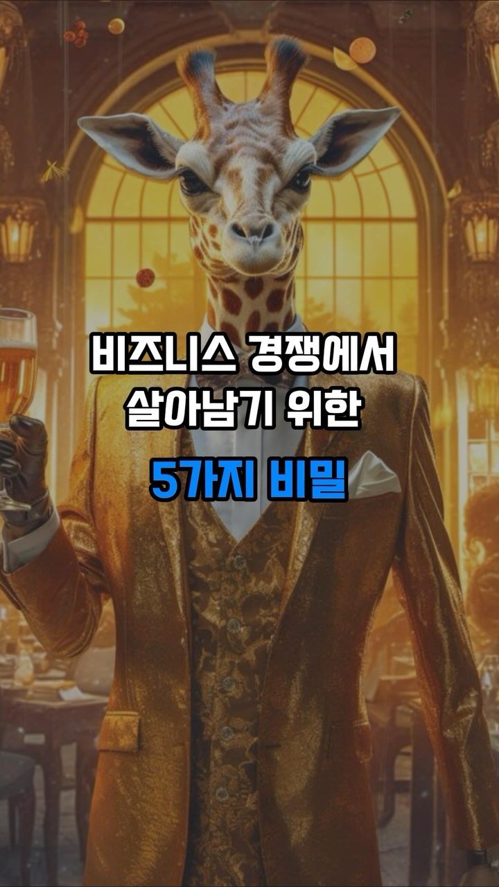 mindgiver_ 게시물 이미지: 비즈니스 경쟁에서 살아남기 위한 5가지 비밀...