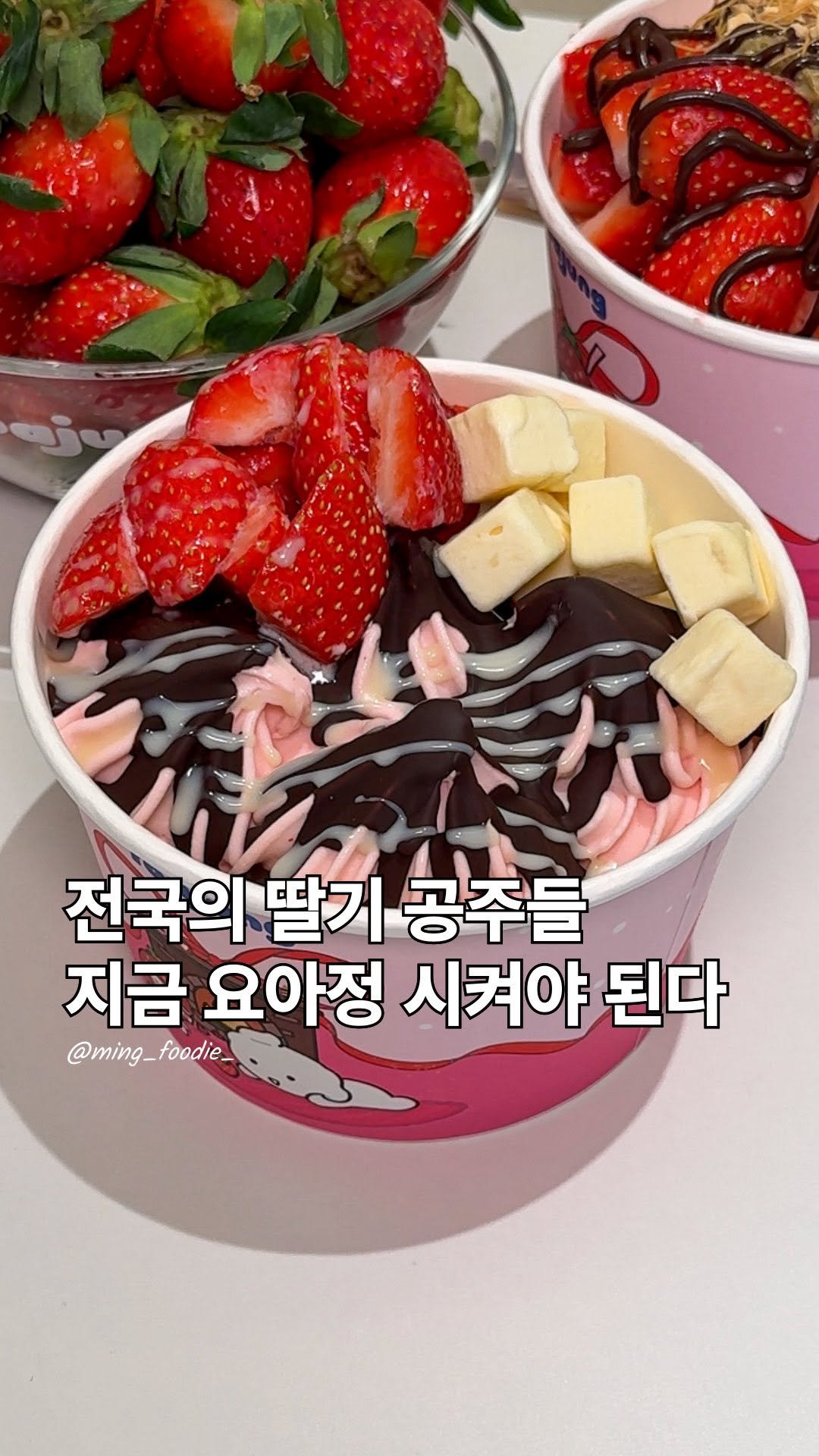 ming_foodie_ 게시물 이미지: 요아정 저당 딸기요거트 아이스크림?!

전국의 딸기 공주들! 이번엔...