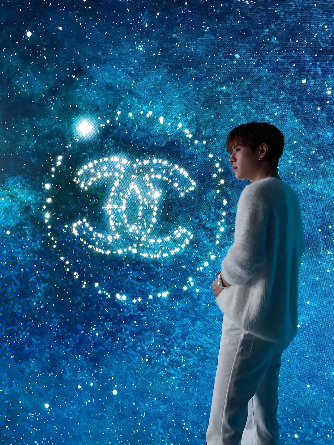 Photo by 승민 on December 03, 2025. May be an image of one or more people, makeup, poster and text.