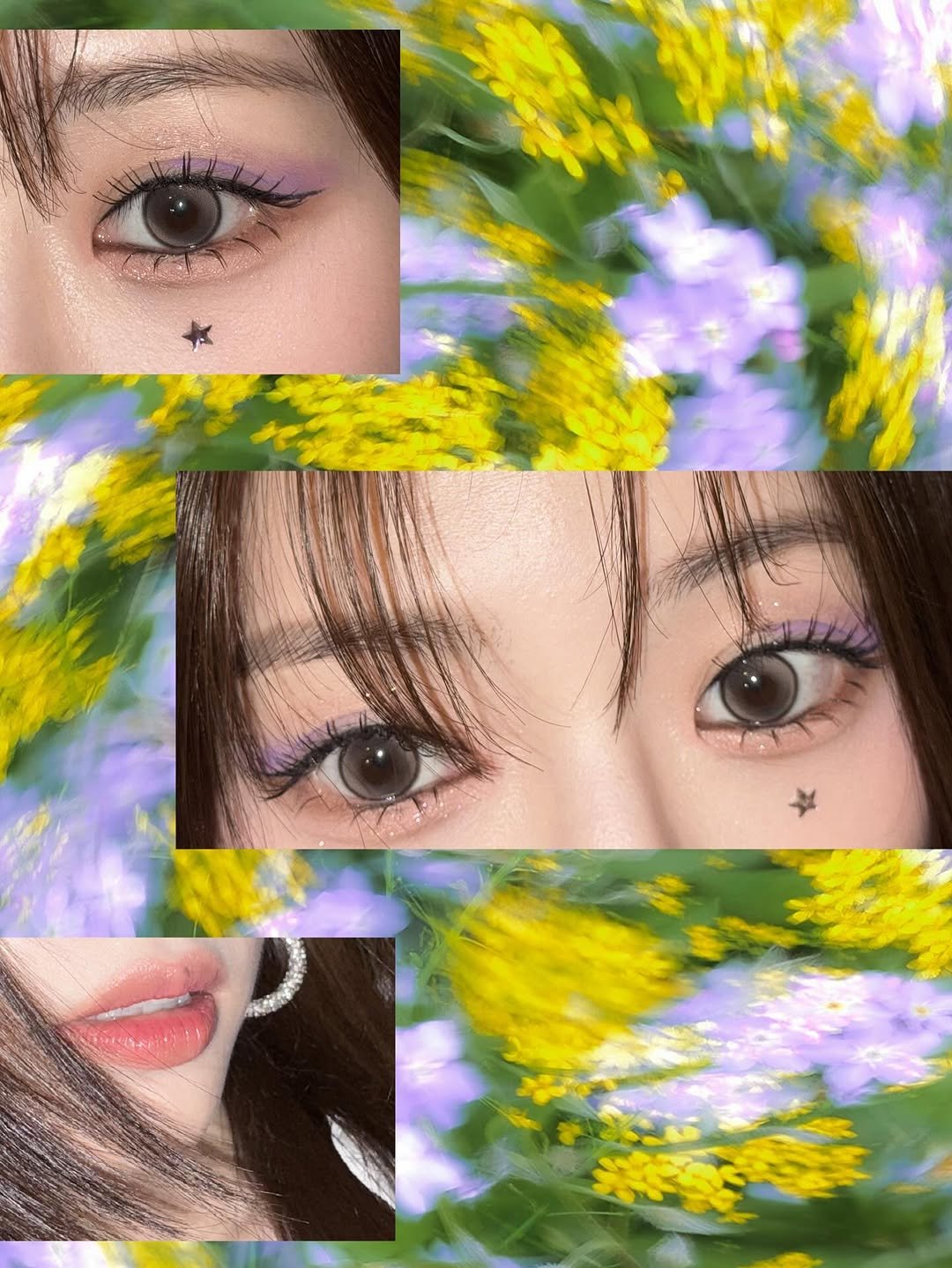 Photo by 드림캐쳐 지유 on August 22, 2025. May be a closeup of 3 people, baby's-breath and text.