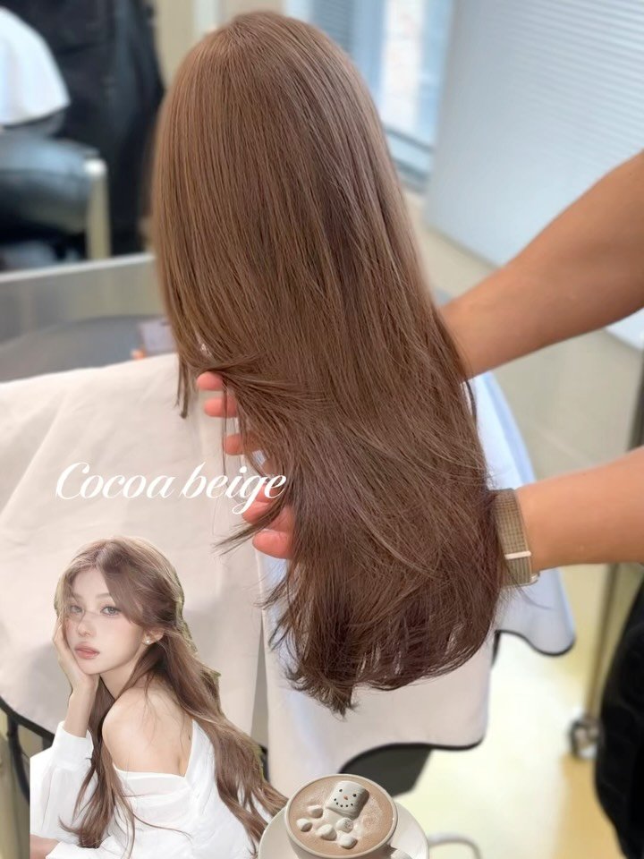 minuit_miyu 게시물 이미지: 포근포근 따뜻한 분위기지만 ,
애쉬 한방울 넣어 너무 웜하지는 않은 ! 

탈색모...