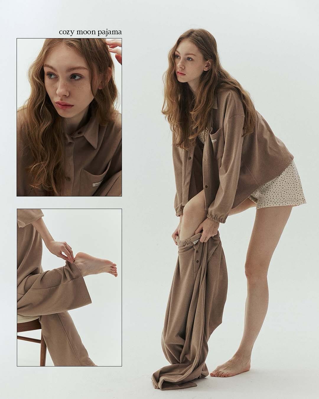 Photo by Mistic Moon (미스틱문) on November 14, 2025. May be an image of sleepwear, chemise, outerwear and text.