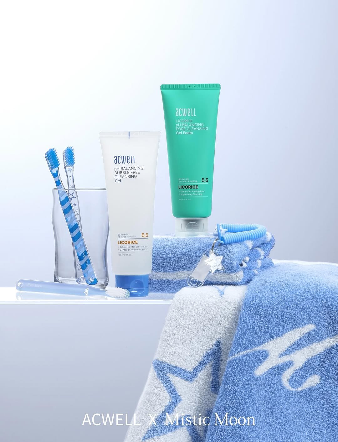 Photo shared by Mistic Moon (미스틱문) on August 27, 2025 tagging @acwell_official. May be an image of hair product, lotion, cosmetics, hand cream, toothbrush and text.
