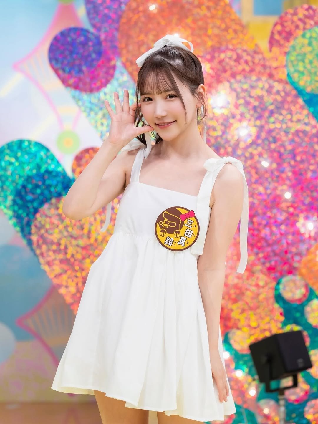 Photo by 三田　真鈴　Marin Mita on March 31, 2026. May be an image of dress and text.