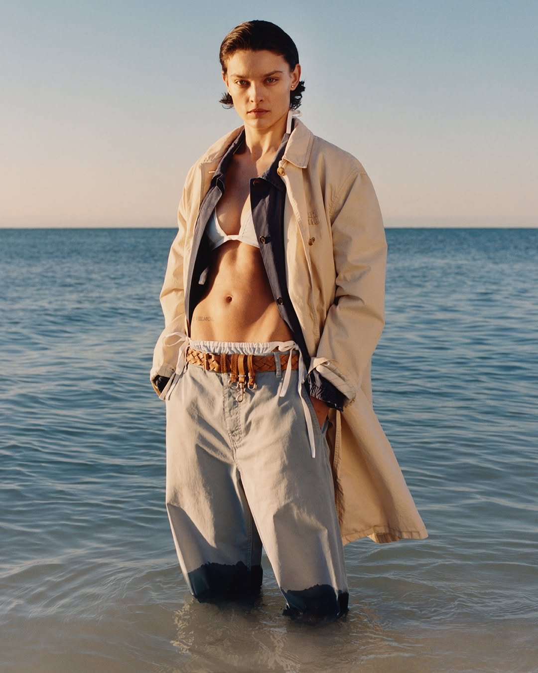 miumiu 게시물 이미지: An eased and informal wardrobe evokes a...