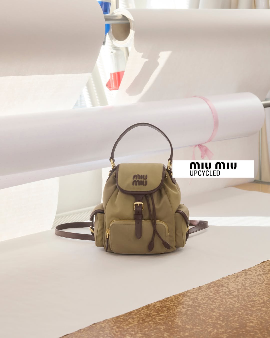 miumiu 게시물 이미지: In Miu Miu Upcycled 2026 collection, vintage...