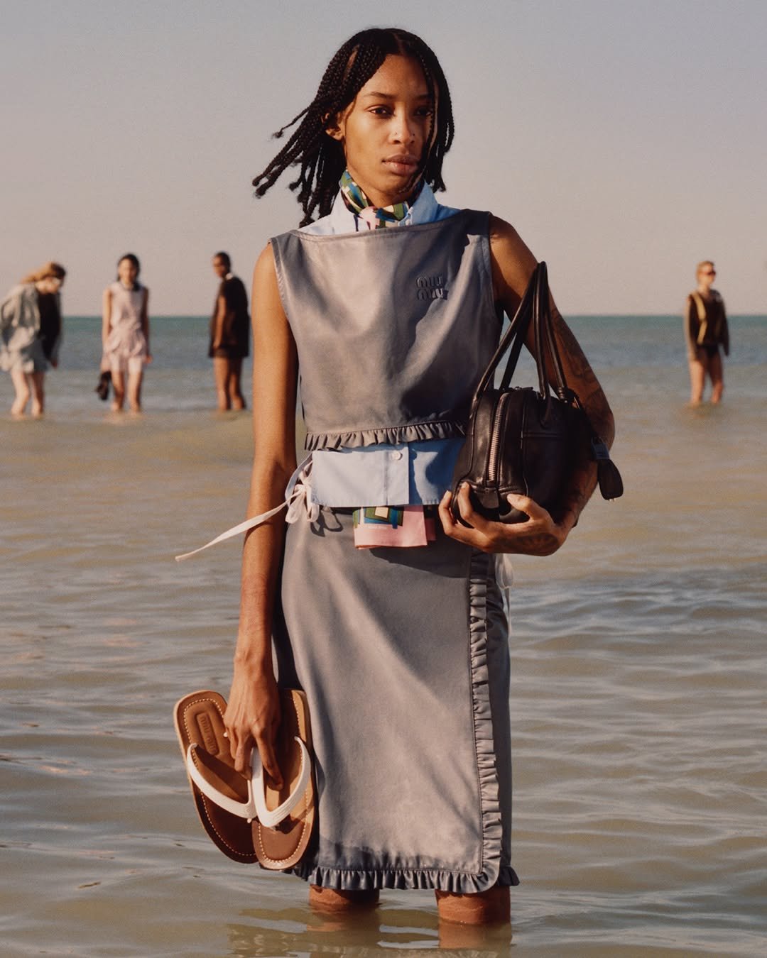 miumiu 게시물 이미지: Miu Miu L’Eté collection presents a casual...
