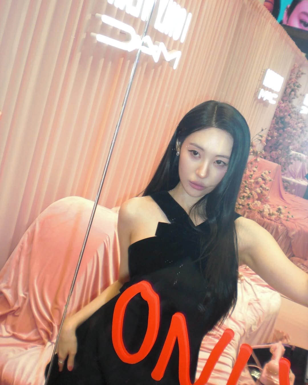 Photo by SUNMI on January 07, 2026. May be an image of one or more people, makeup, lipstick and hair.