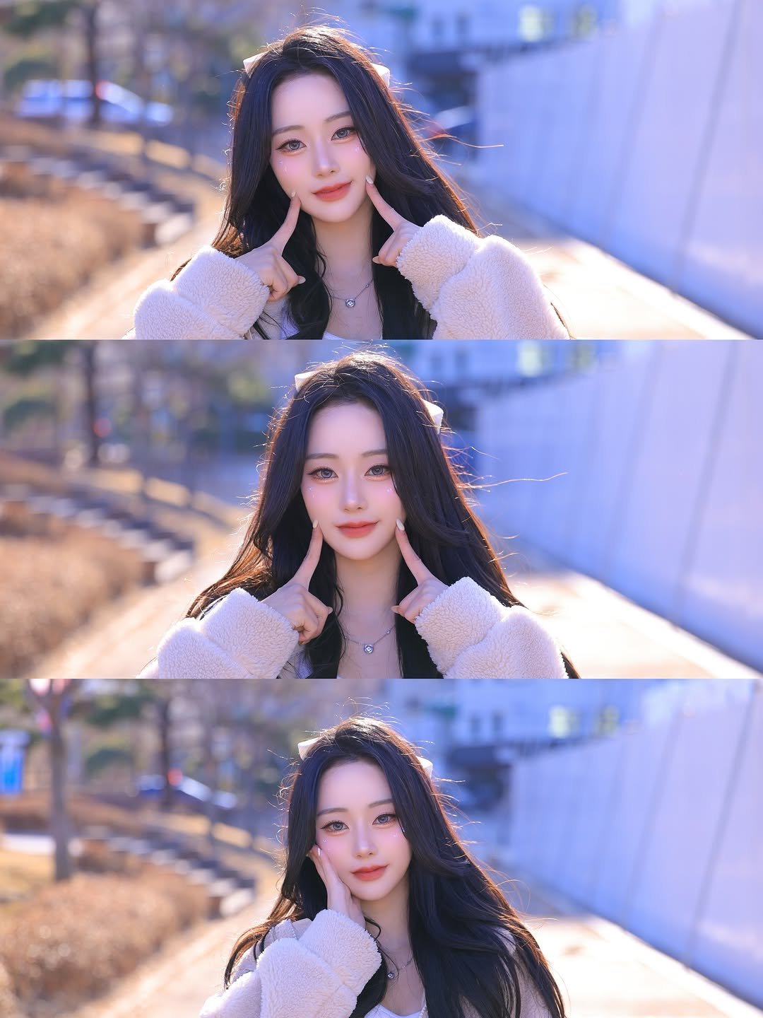 Photo by 김민서 on March 11, 2026. May be an image of one or more people, hair, outdoors and text.