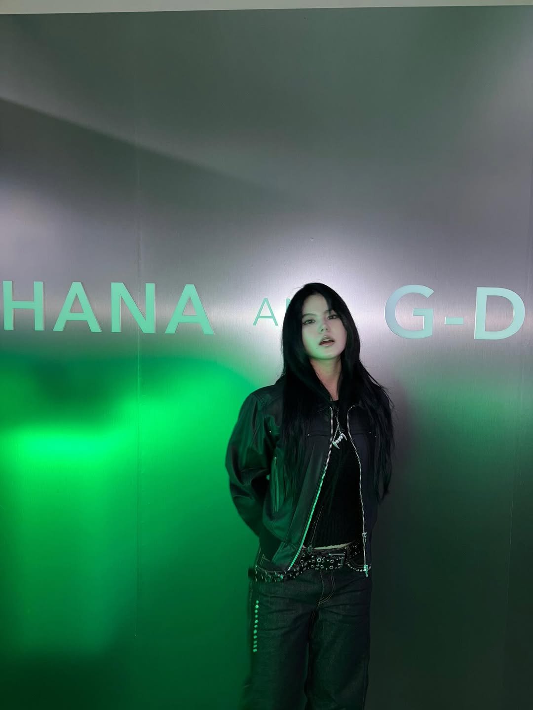 Photo shared by Hyebin Kim on November 10, 2025 tagging @xxxibgdrgn, @hanabank_official, and @hanacard.official. May be an image of one or more people, bangs, top and text that says 'A HANA G-D'.