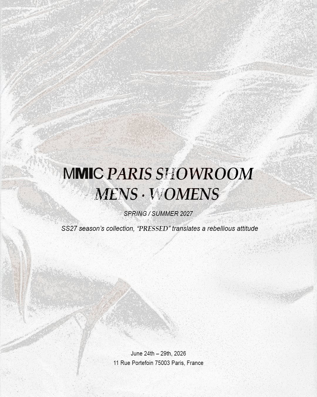 mmic_official 게시물 이미지: [MMIC] PARIS SHOWROOM
PS27 COLLECTION 
MENS ∙...