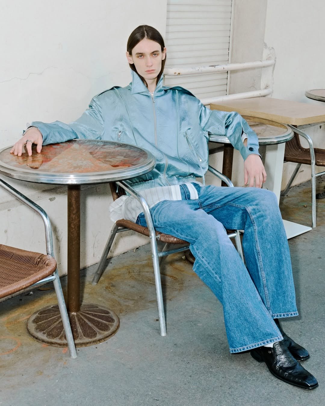 Photo by MMIC (엠엠아이씨) on April 16, 2026. May be an image of outerwear, turtleneck and text.