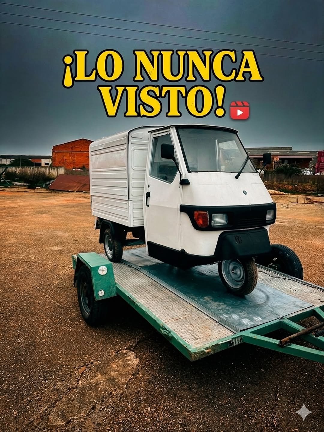 Photo by MODESTITO | Mecánica real on April 16, 2026. May be an image of service vehicle, scooter, golf cart, truck, buggy, trailer and text that says '¡LO NUNCA VISTO!.'.