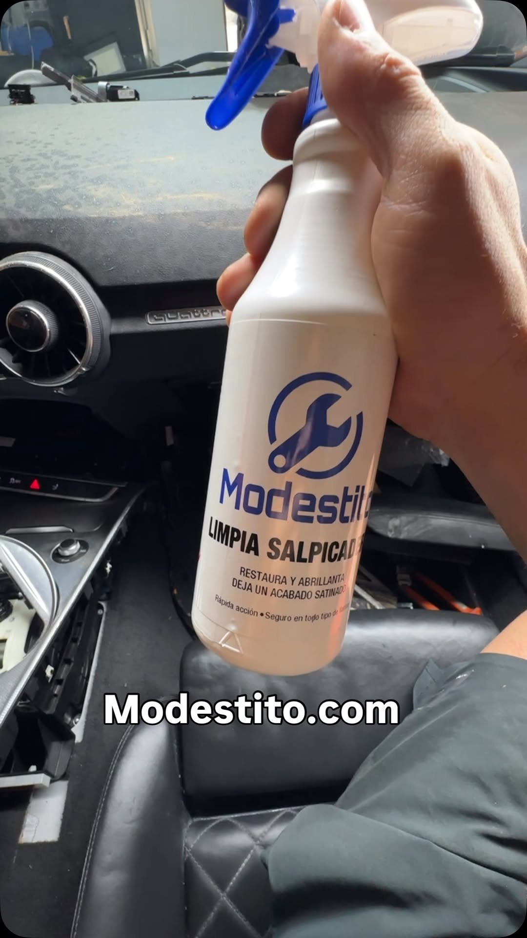 modestito_yt 게시물 이미지: Limpia y recupera tu Salpicadero #coche...
