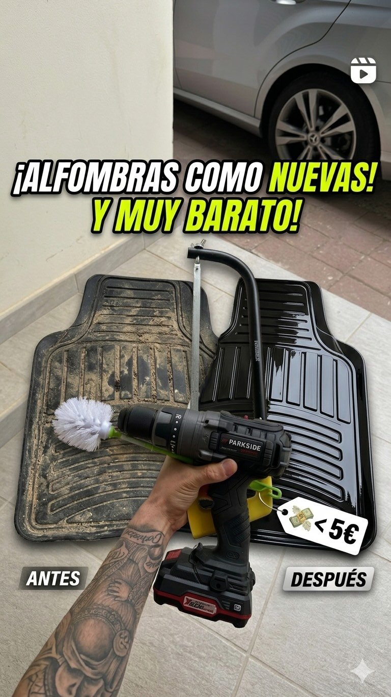 modestito_yt 게시물 이미지: Alfombras como nuevas y muy barato 😂😂 #coche...