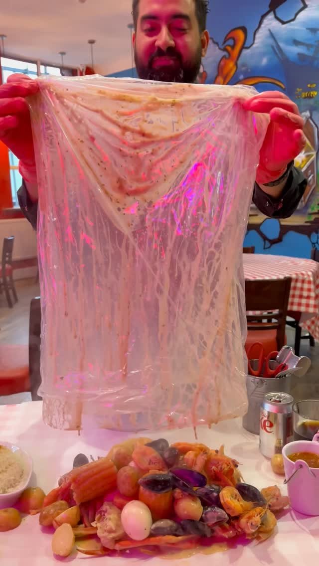 mogu2_food 게시물 이미지: マンチェスターのシーフードボイル 🇬🇧🦀 VIRAL seafood boil in...