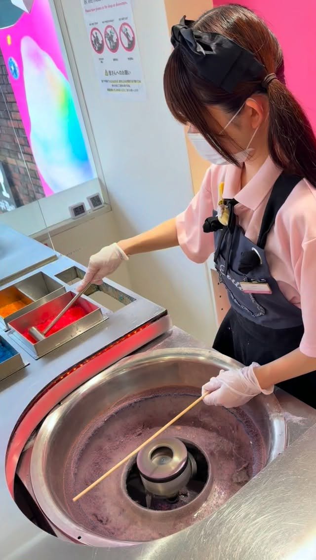 mogu2_food 게시물 이미지: Rainbow Cotton Candy 🌈...