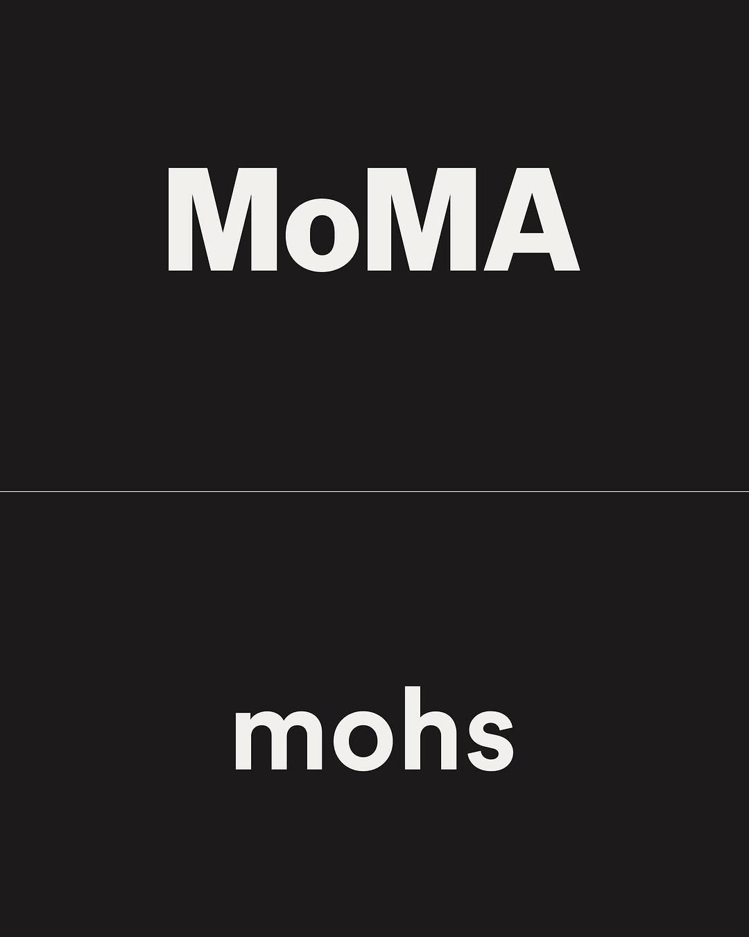mohs.official 게시물 이미지: 🖤🩶🤍🖤🩶🤍
｢MoMA Design Store Japan 입점 소식｣

세계 3대...