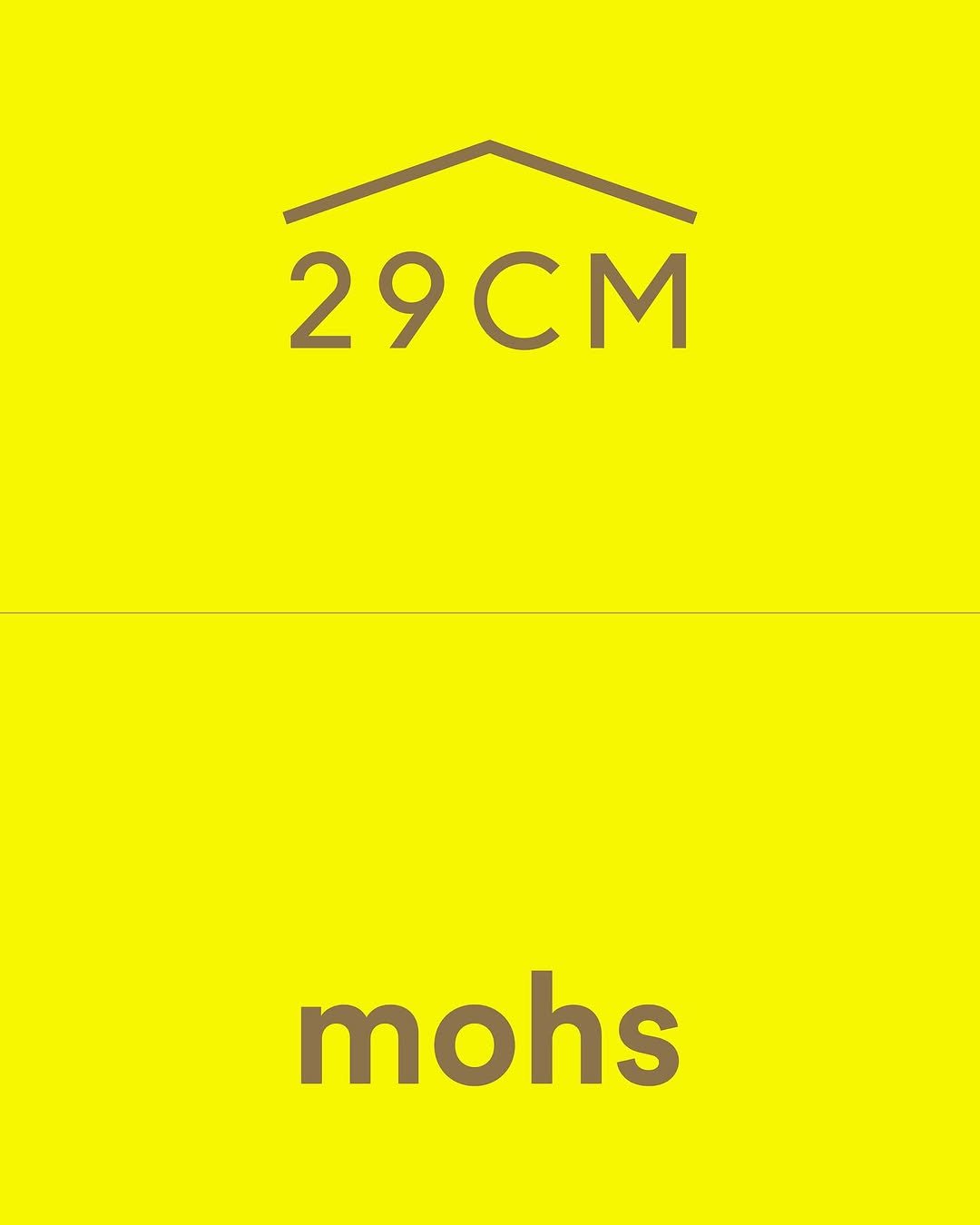 Photo shared by mohs on June 20, 2025 tagging @29cm.official, @mohs.official, and @29cm.home. May be a graphic of poster and text that says '29CM mohs'.