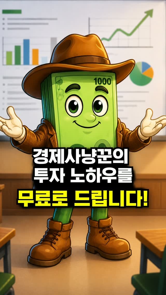moneyhunter_kr 게시물 이미지: 경제사냥꾼의 투자 노하우를 무료로 드립니다!