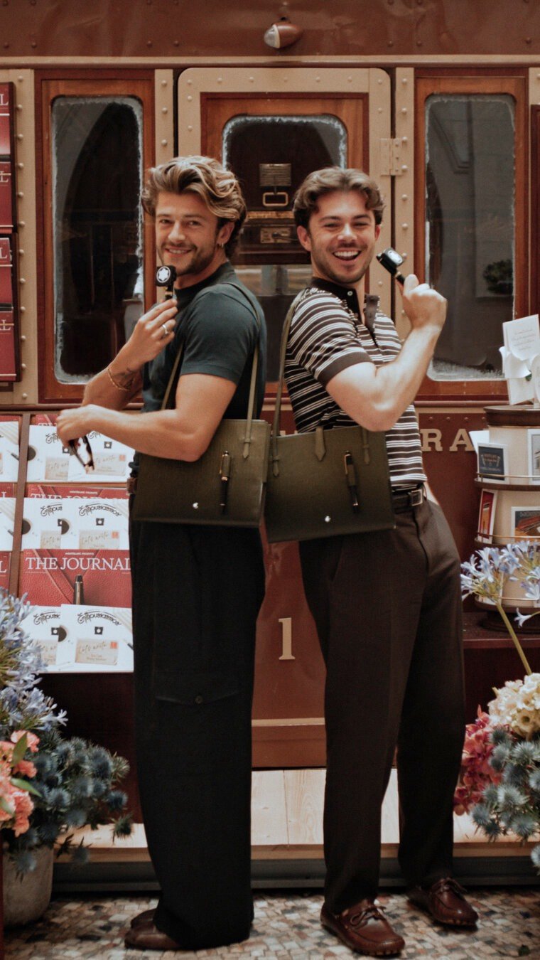 montblanc 게시물 이미지: What books do Kerem Bürsin, Brandon Flynn, and...