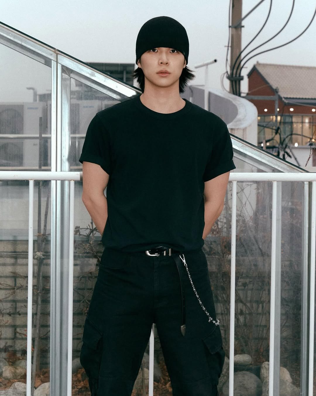 Photo by 민 서 on December 20, 2025. May be an image of sweatpants, sportswear and text.