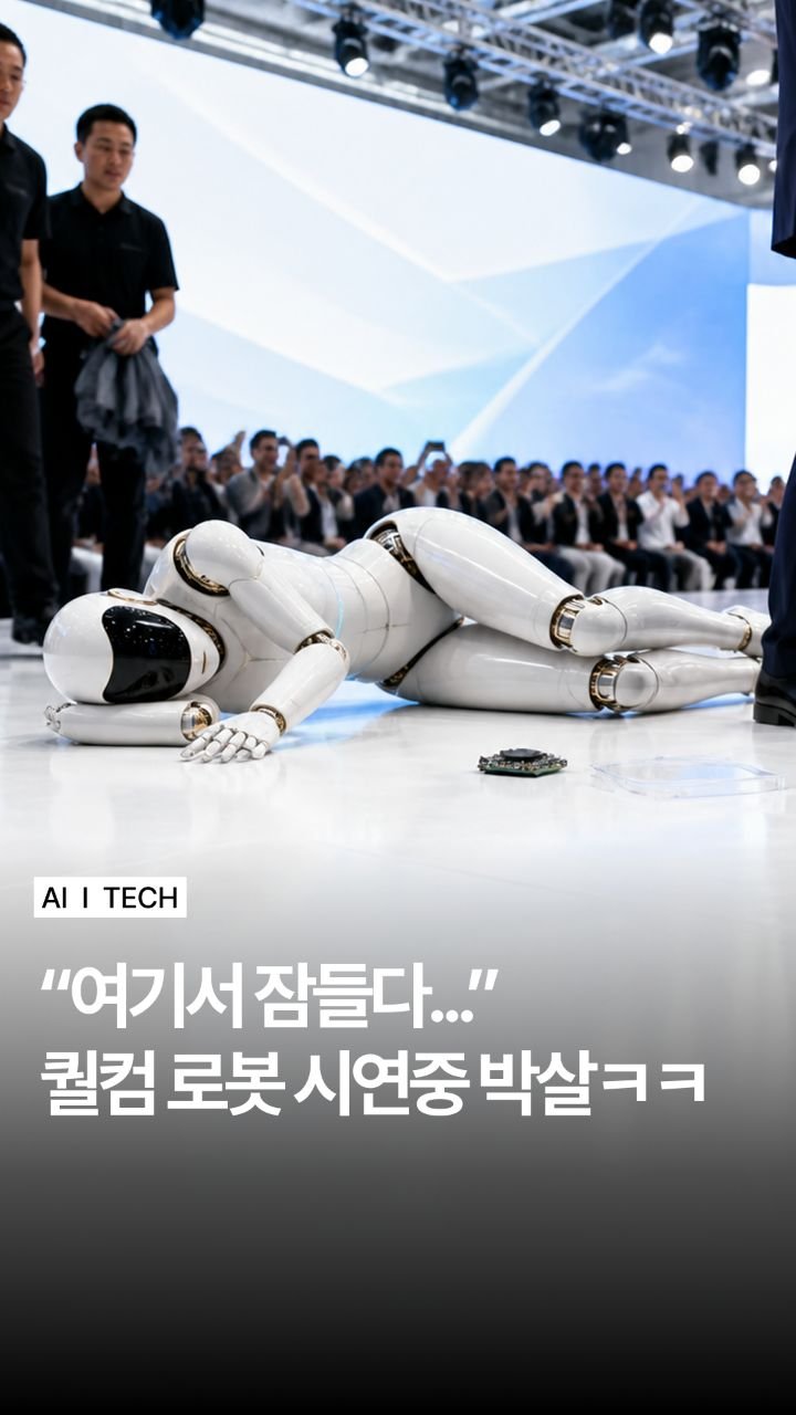 moodmode.ai 게시물 이미지: 실시간 로봇 시연중 갑자기 박살나버린 사건ㄷㄷ..

2026 컴퓨텍스 타이베이,...