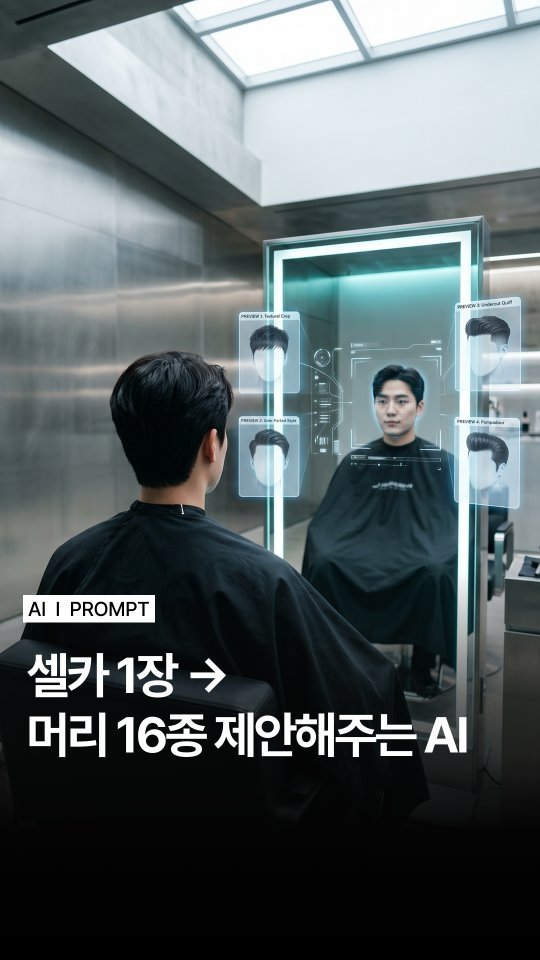 moodmode.ai 게시물 이미지: 내 얼굴에 맞는 머리부터 체크하고 가세요.

미용실 가기 전,
AI로 머리스타일...