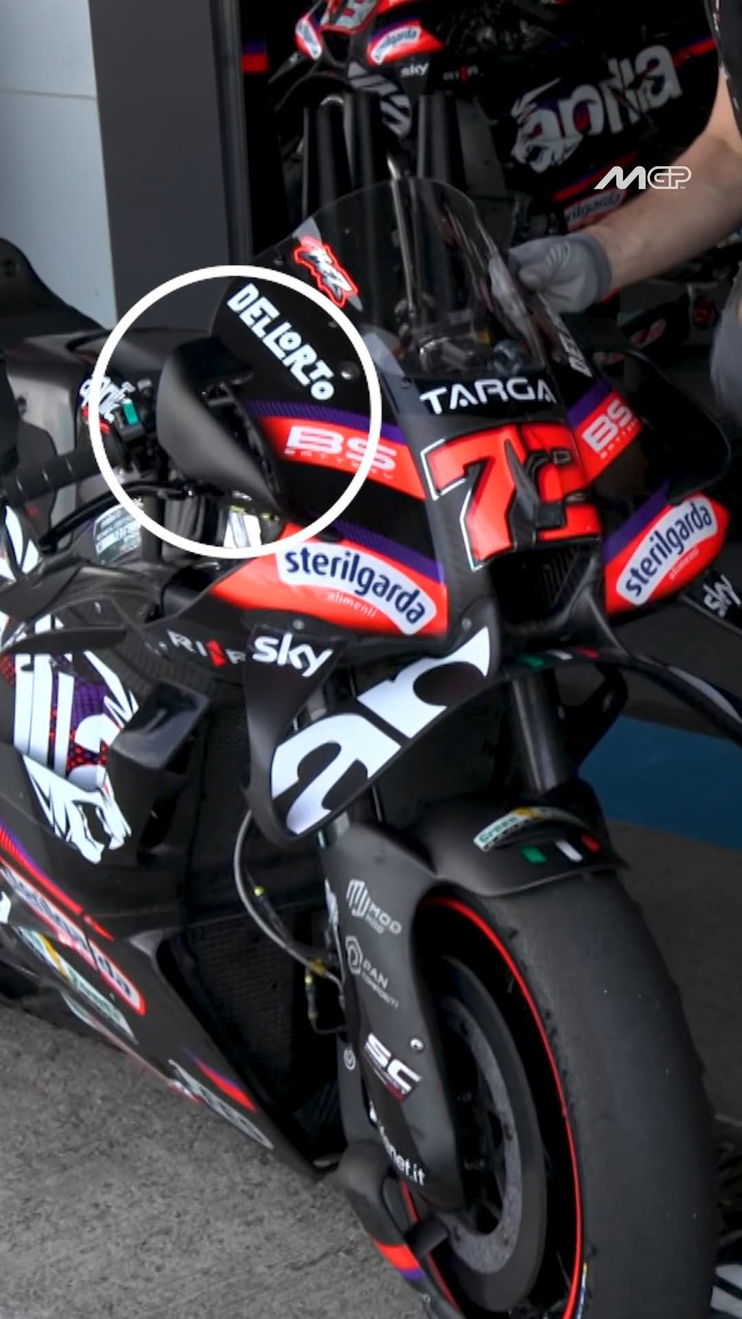 motogp 게시물 이미지: Innovation at the front on @aprilia's RS-GP26...