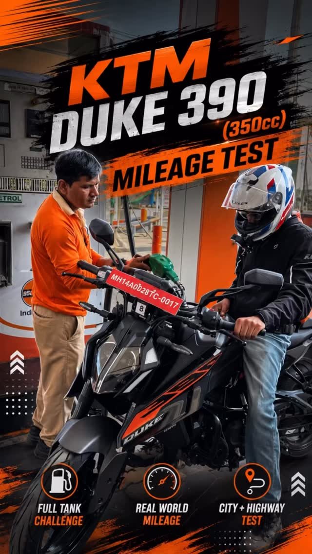 motoring_daily 게시물 이미지: Real world fuel efficiency of KTM Duke 390...