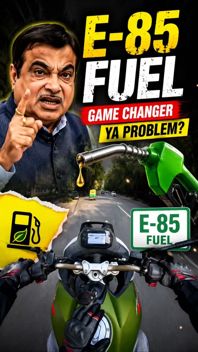 motoring_daily 게시물 이미지: India has officially launched E-85 fuel (85%...