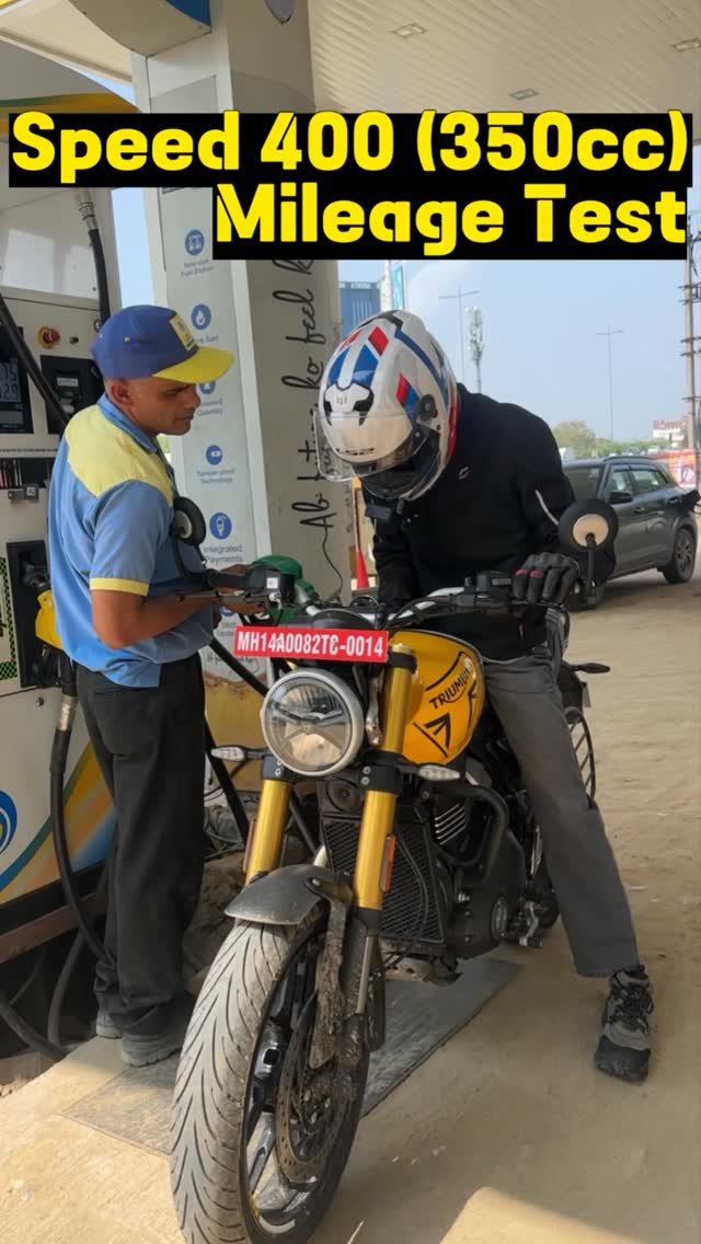 motoring_daily 게시물 이미지: Fuel efficiency test of the new Speed 400...