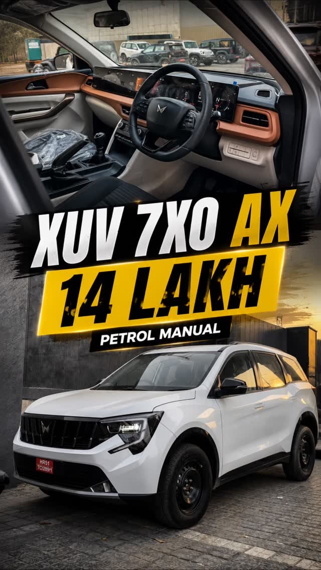motoring_daily 게시물 이미지: Mahindra XUV 7XO AX Petrol Manual